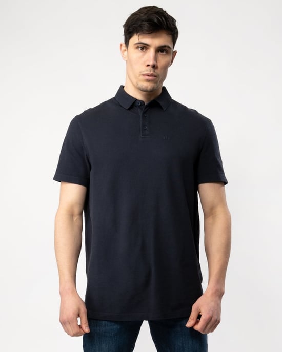 Armani Exchange Mens A|X Logo Pique Polo