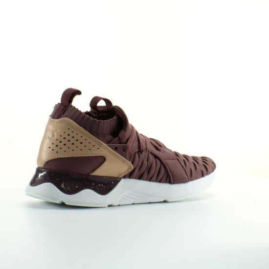Asics Gel-Lyte V Sanze Knit Womens Burgundy Trainers