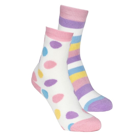 Trespass Childrens/Kids Frolic Boot Socks (Pack of 4) (Pink) - Image 1