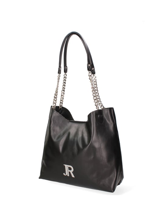 John Richmond Bolso de hombro Mujer BLACK AND SILVER - Image 2