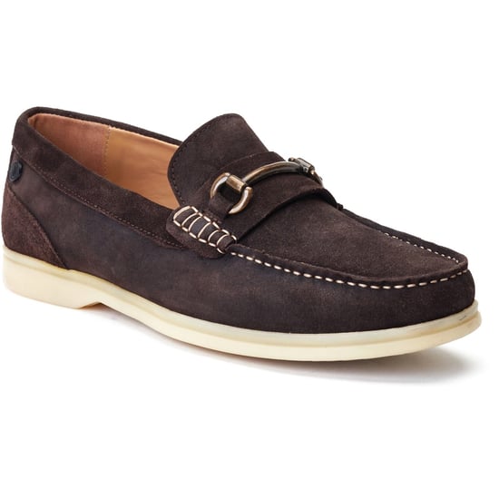 Base London Snapper Leather Men's Burnt Brown Loafers - Image 1
