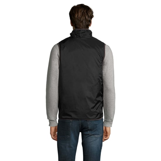SOLS Unisex Adult Winner Reversible Body Warmer (Black) - Image 2
