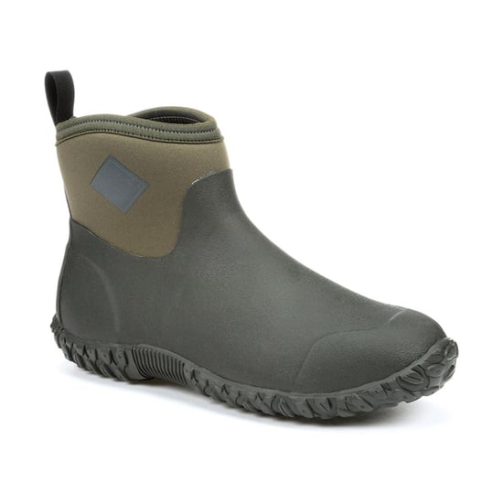 Muck Boots Muckster II Ankle Rubber Black/Moss Wellington Boots - Image 1
