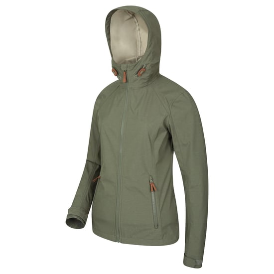 Mountain Warehouse Womens/Ladies Iona Soft Shell Jacket (Khaki) - Image 6