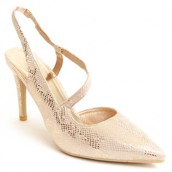 Zapato de Tacón Montevita Viva2 en Oro - Image 3