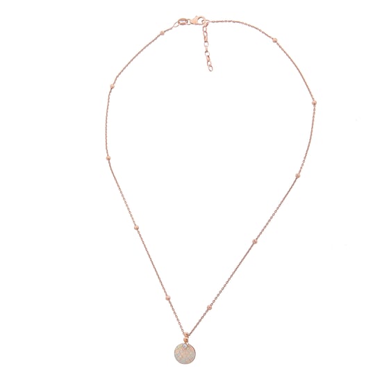 Orphelia 'Vera' Women's 925 Sterling Silver Chain with Pendant - Rose ZH-7231/RG - Image 2