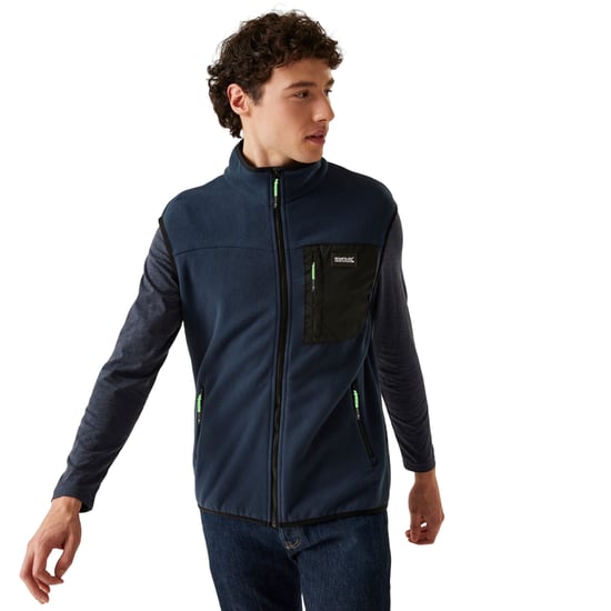 Regatta Mens Frankie Fleece Gilet (Navy) - Image 3