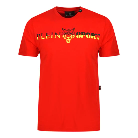 Plein Sport Bold Split Logo Red T-Shirt