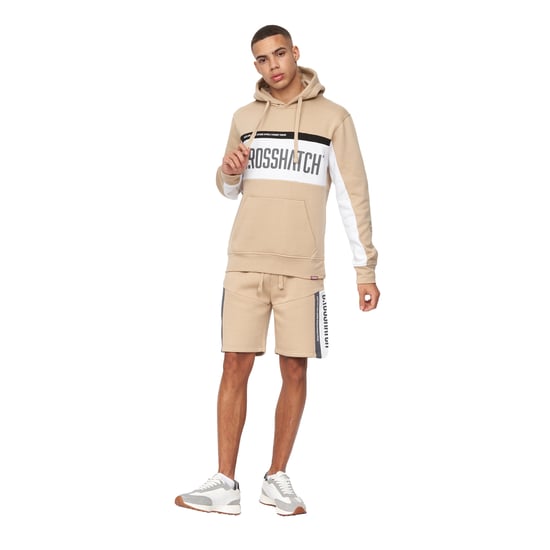 Crosshatch Mens Silomane Shorts (Stone) - Image 5