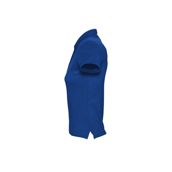 SOLS Womens/Ladies Passion Pique Short Sleeve Polo Shirt (Royal Blue) - Image 3