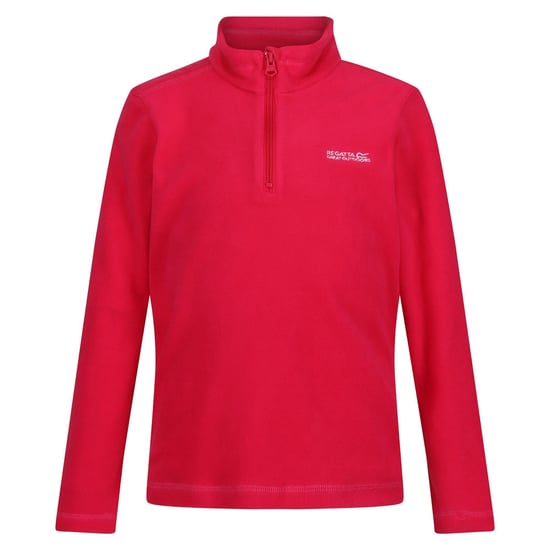 Regatta Great Outdoors Childrens/Kids Hot Shot II Half Zip Fleece Top (Pink Potion)