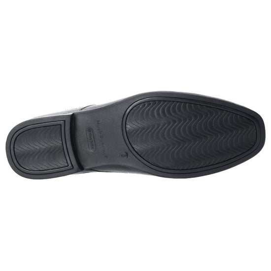 Hush Puppies Mens Billy Slip On Leather Shoe (Black)