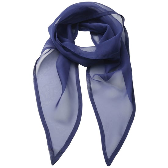Premier Unisex Adult Colours Chiffon Scarf (Marine Blue) - Image 1