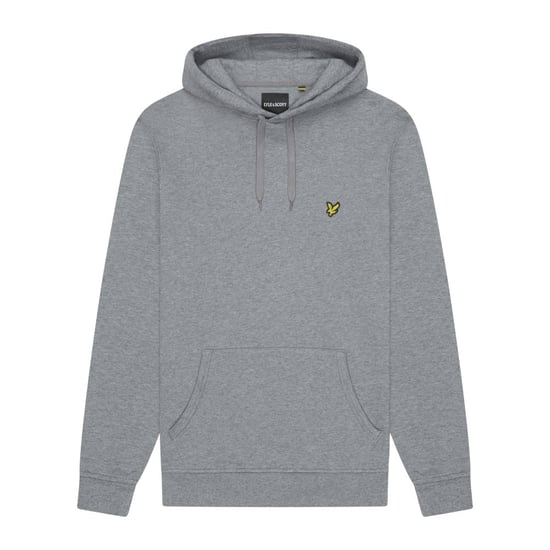 Sudadera con capucha gris jaspeado con marca Lyle & Scott - Image 5