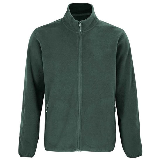 SOLS Mens Factor Zipped Fleece Jacket (Forest Green) - Image 1