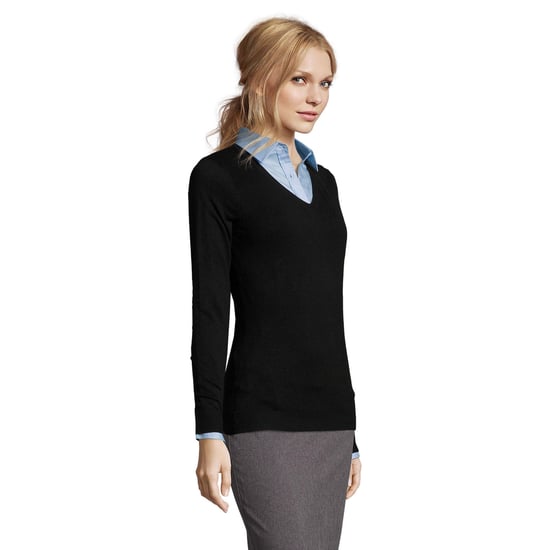 SOLS Womens/Ladies Glory Jumper (Black) - Image 3
