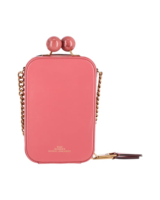 Marc Jacobs The Vanity Crossbody Bag in Pink Leather - Image 1