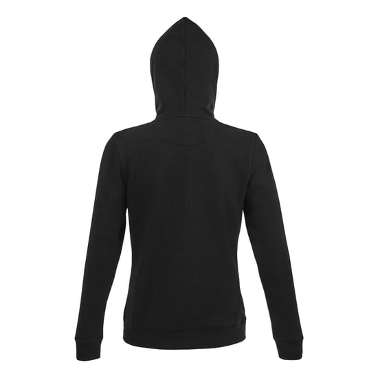 SOLS Womens/Ladies Spike Full Zip Hoodie (Black) - Image 2