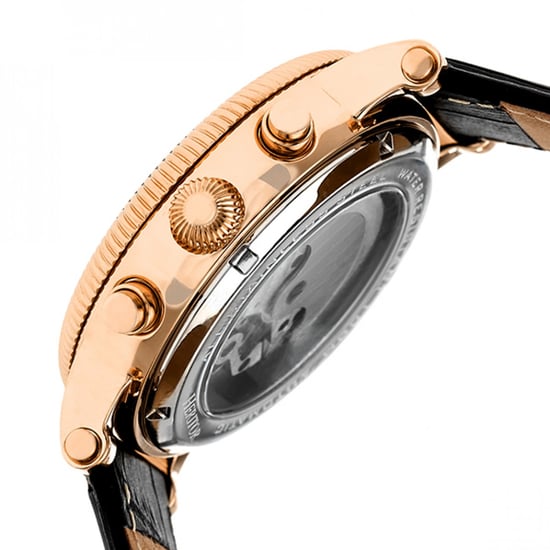 Reloj Automático Heritor Winston Semi-Esqueleto con Correa de Cuero - Image 3