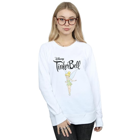 Disney Womens/Ladies Tinker Bell Flying Tink Sweatshirt (White)