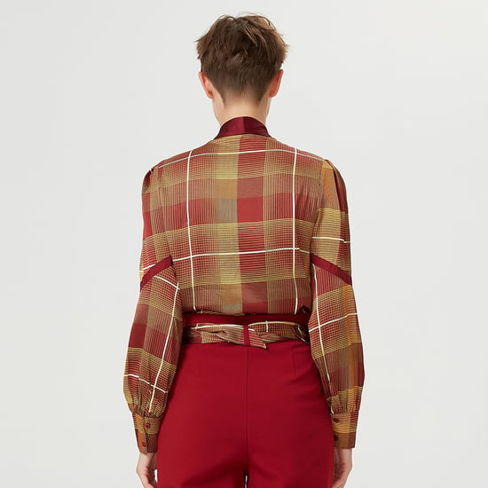 Ascot tie tartan shirt - Image 4