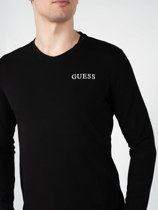 Guess Longsleeve del hombre negro - Image 5
