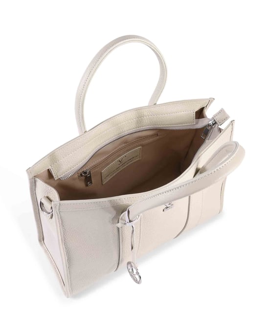 V Italia Bolso de Mano para Mujeres CA1030 Dollaro Beige - Image 5