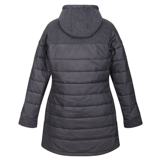 Regatta Womens/Ladies Melanite Baffled Padded Jacket (Seal Grey)