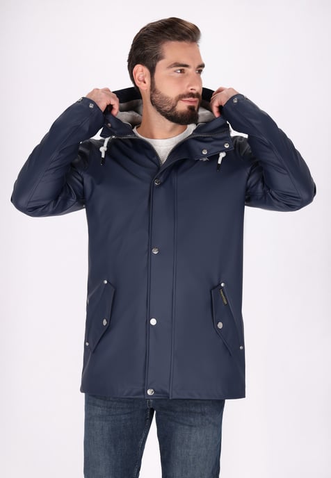 Schmuddelwedda rain jacket Men marine - Image 3