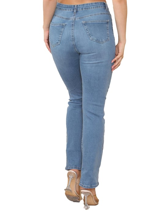 Enzo | Womens Bootcut Jeans - Azul claro - Image 3
