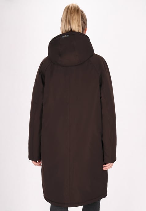 Schmuddelwedda winter parka women dark brown - Image 4