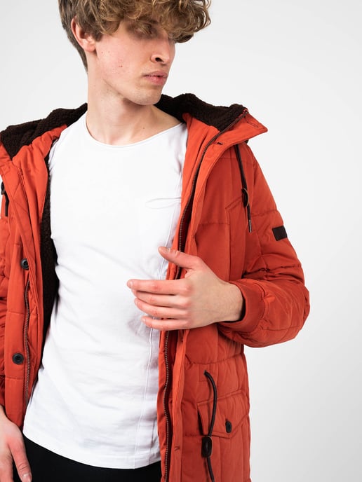 Pepe Jeans Jacket Jaden Parka Men's Orange