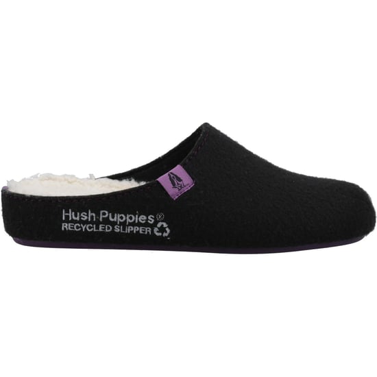 Hush Puppies The Good 90% Recycled RPET Polyester Women's Black Slippers - Image 4