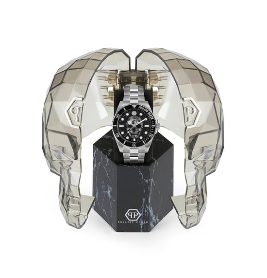 Philipp Plein The $kull Diver Men's Silver Watch PWOAA0522 - Image 4