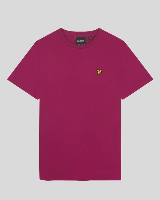 Lyle & Scott Plain T-Shirt Burgundy