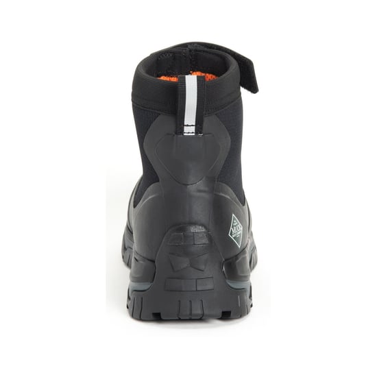 Muck Boots Apex Mid Zip Rubber Black/Dark Shadow Wellington Boots - Image 2
