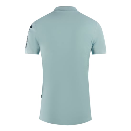 Polo azul claro con mangas con la marca Aquascutum - Image 2