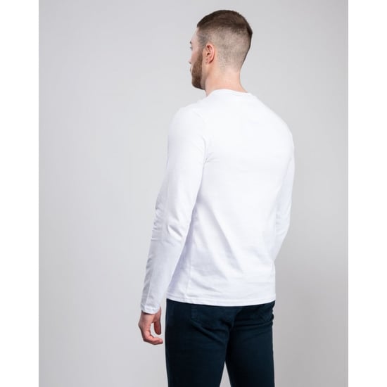 Camiseta blanca de manga larga con la marca Lyle & Scott - Image 6