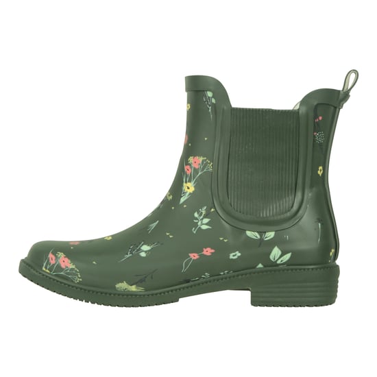 Mountain Warehouse Womens/Ladies Flowers Rubber Ankle Wellington Boots (Dark Khaki) - Image 3