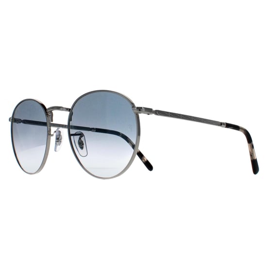 Ray-Ban Round Unisex Plata Azul Gradiente RB3637 New Round - Image 2