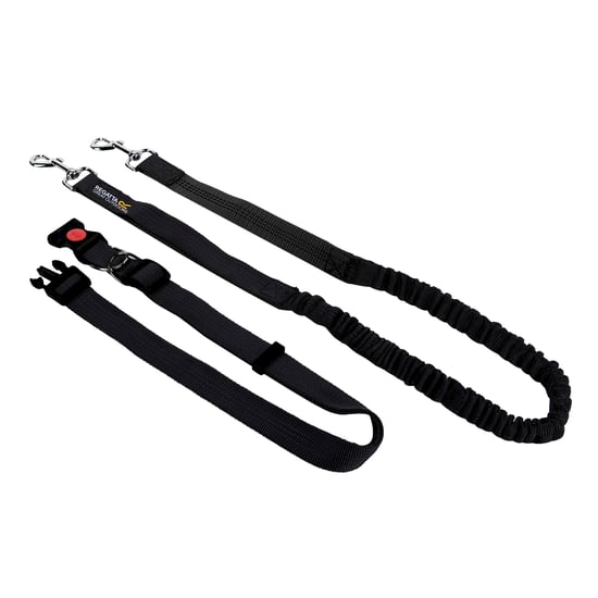 Regatta Hands Free Jogging Dog Lead (Black) - Image 1
