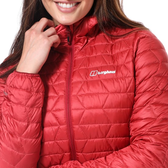 Women's Berghaus Cuillin Insulated Hooded Jacket in Red