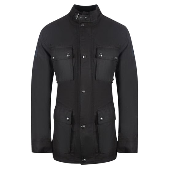 Chaqueta de moto Belstaff Roadways negra - Image 1
