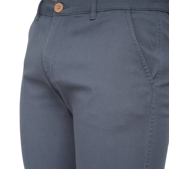 Crosshatch Mens Sinwood Chino Shorts (Petrol) - Image 4