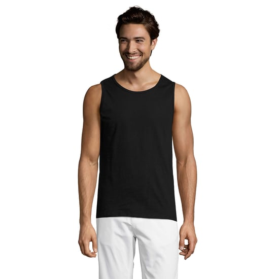 SOLS Mens Justin Tank Top (Deep Black) - Image 1