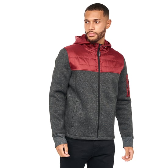Crosshatch Mens Tradmax Jacket (Wine) - Image 1