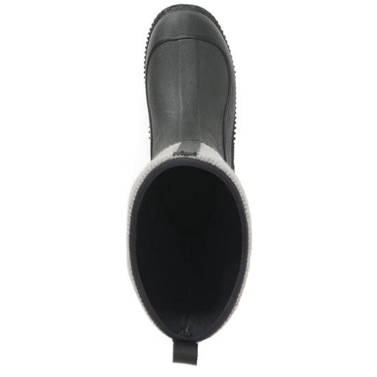 Muck Boots Hale Rubber Black W/ Fuzzy Herringbone Wellington Boots - Image 6
