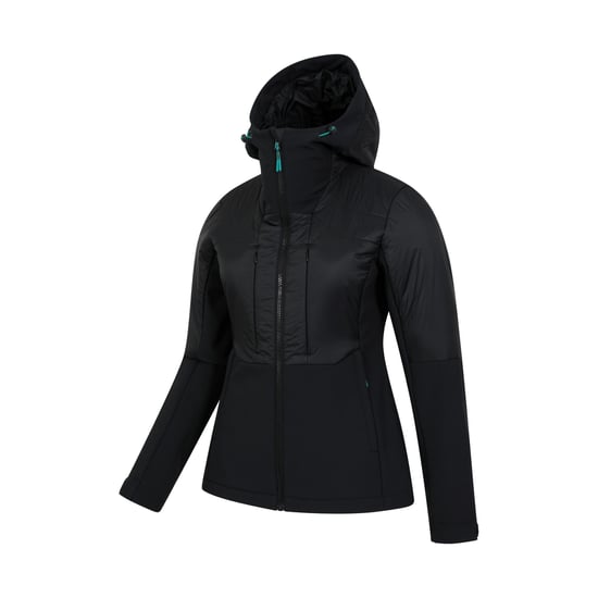 Mountain Warehouse Womens/Ladies Machina Hybrid Padded Jacket (Black) - Image 3