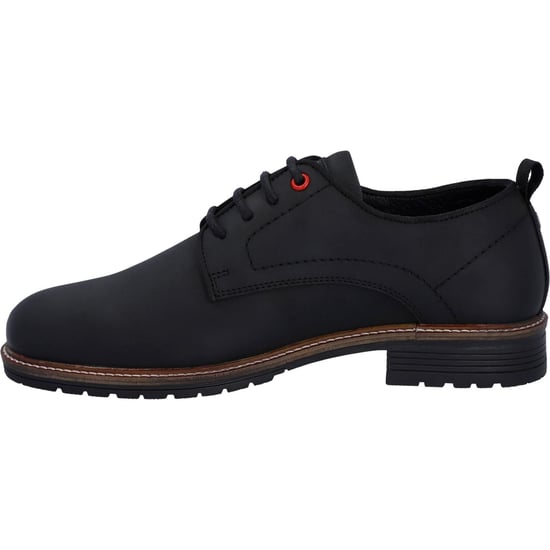 Hunter Jura Leather Men's Black Lace-Up Shoes - Image 5