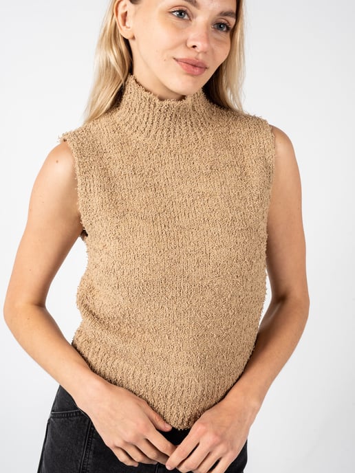 Pinko Blusa Bevanda de mujer beige - Image 5